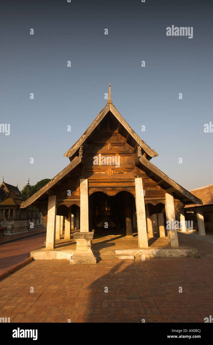 Der Viharn Nam Tan am Wat Phra Tat Lampang Luang Lampang Thailand Stockfoto