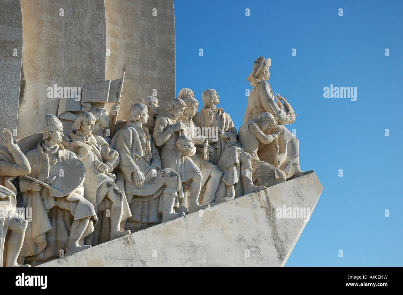 Padrão Dos Descobrimentos (Age of Discovery Memorial) in Lissabon, Portugal, Europa Stockfoto