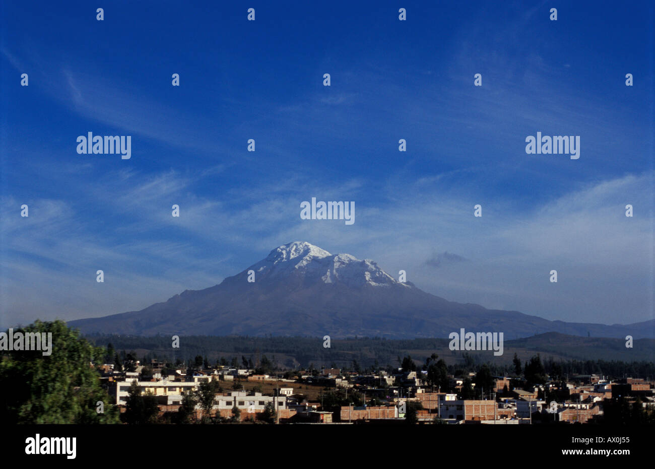 Berg Chimborazo in Ecuador Stockfoto