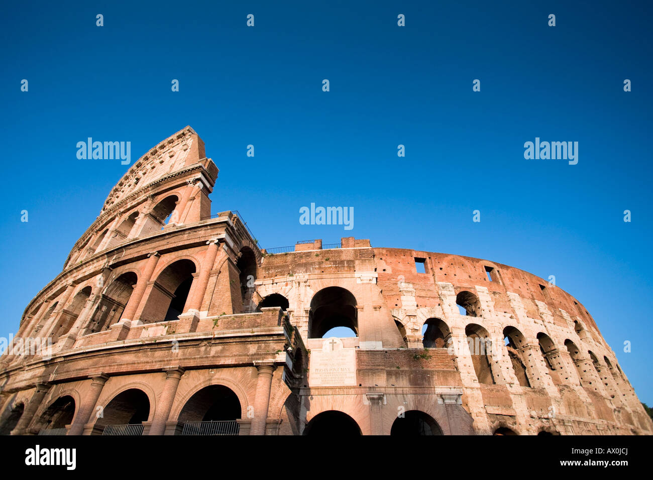 Kolosseum und Triumphbogen des Konstantin, Rom, Italien Stockfoto