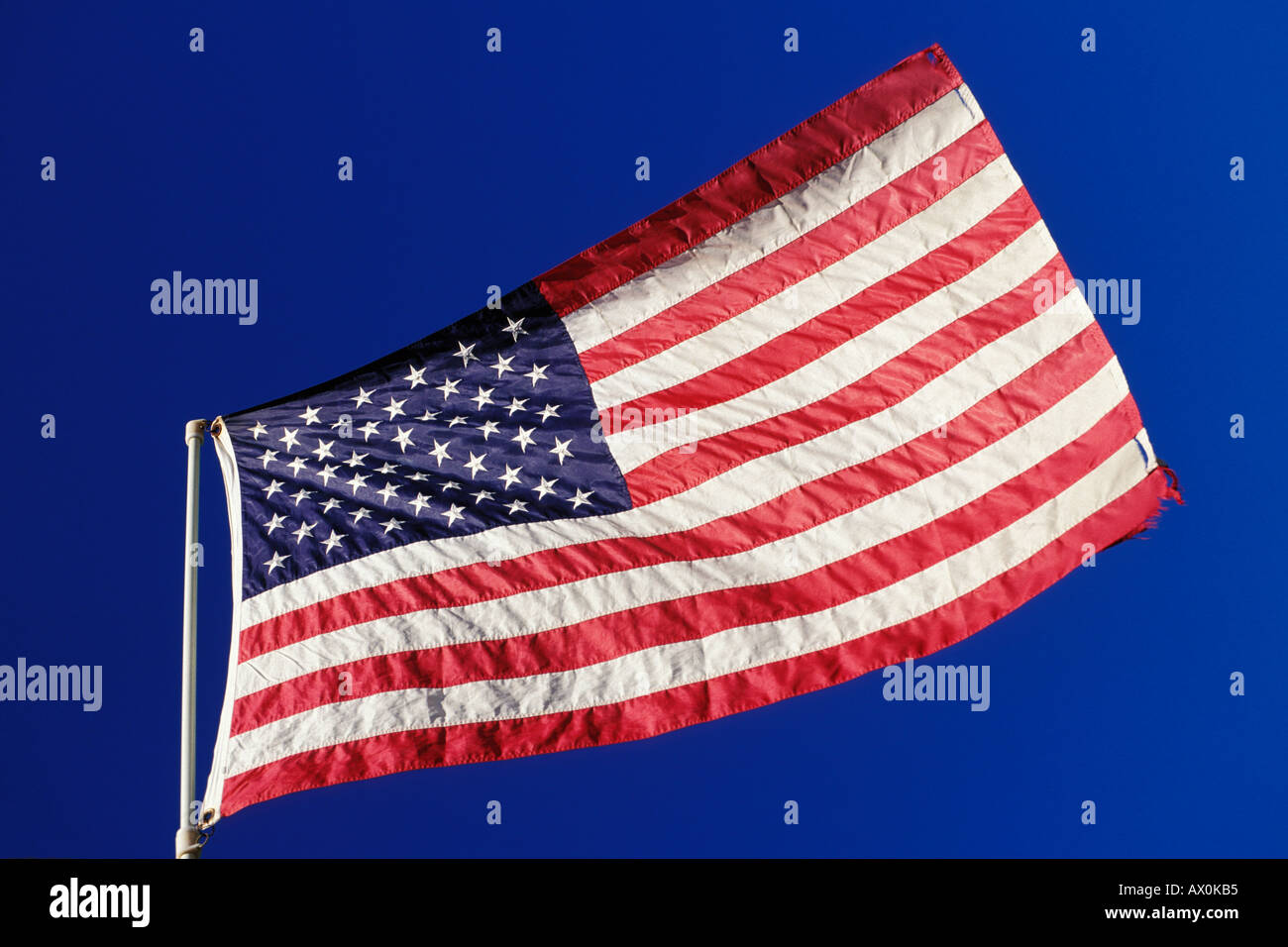 Flaggen, amerikanische Flagge Stockfoto