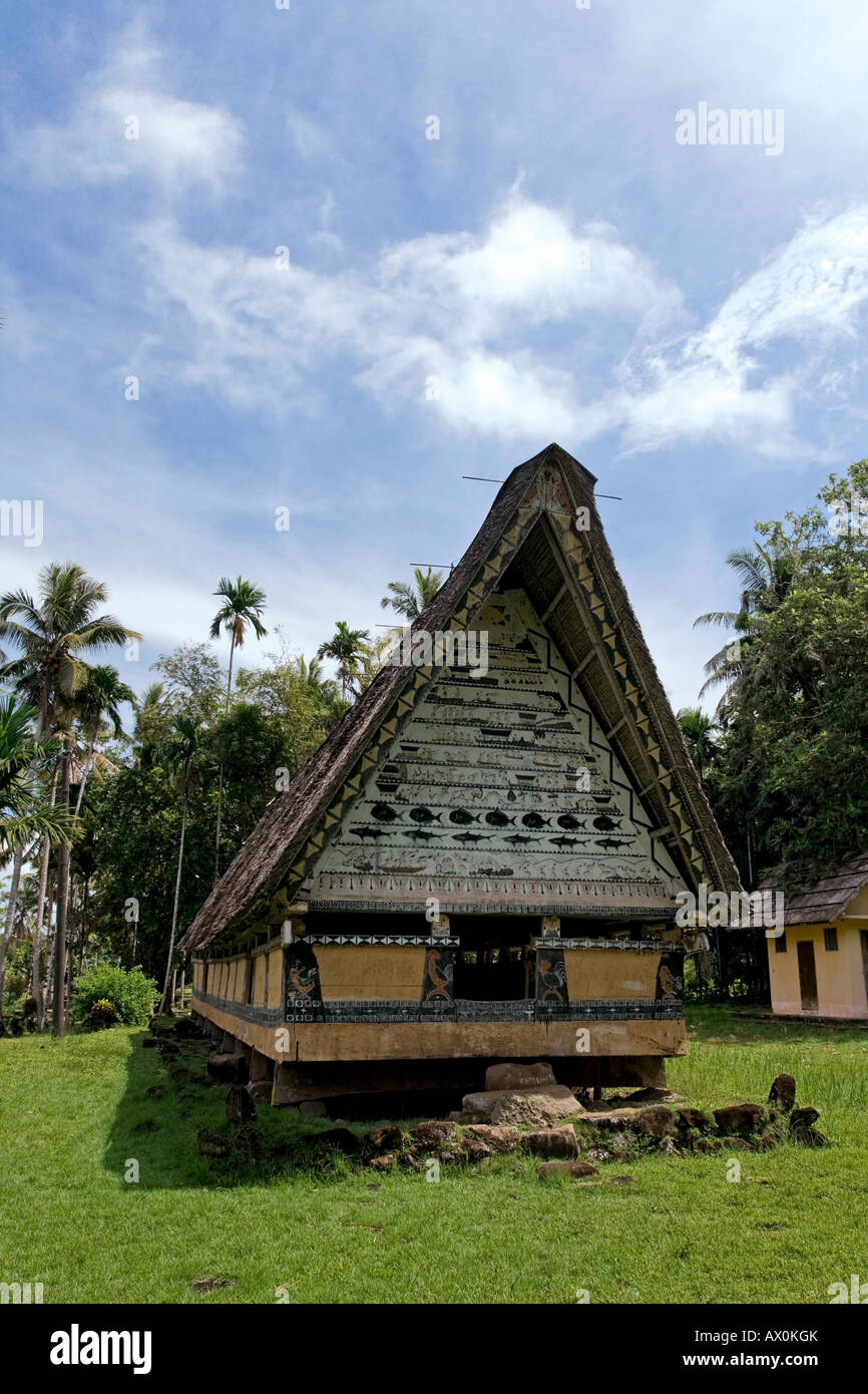 Airai Bai (alte Sitzung Traditionshaus für Männer), Koror, Palau, Mikronesien Stockfoto