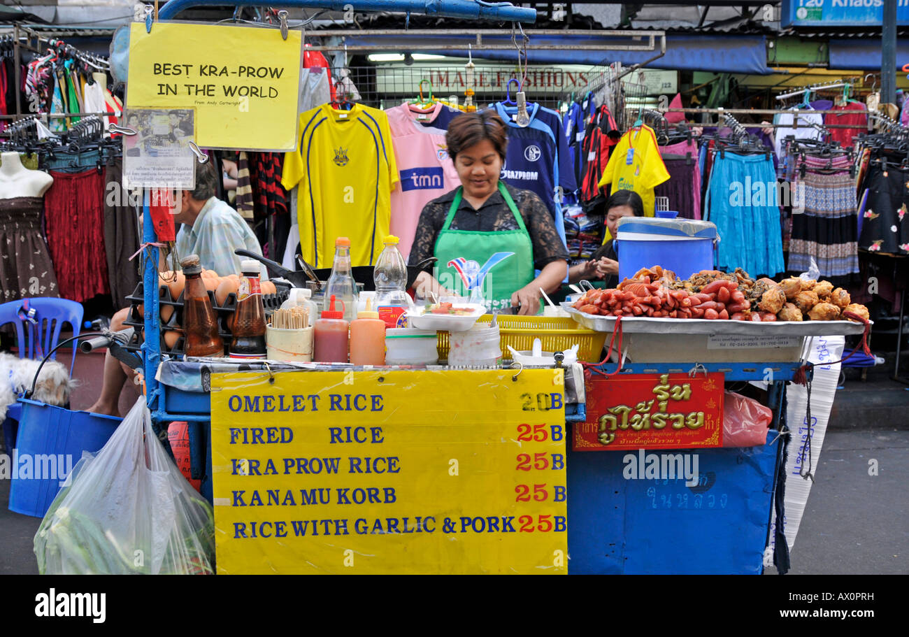 Garküche (Kra-Bug), Bangkok, Thailand, Südostasien, Asien Stockfoto