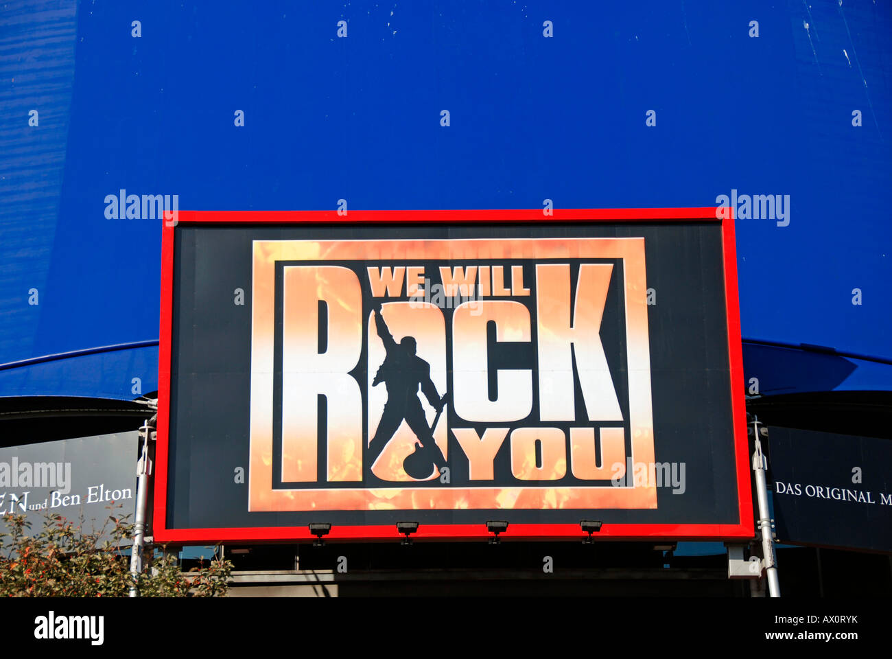 We will rock you musical poster Fotos und Bildmaterial in hoher