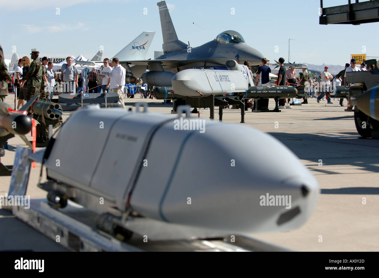 Edwards Air Force Base OpenHouse und Flugshow Stockfoto