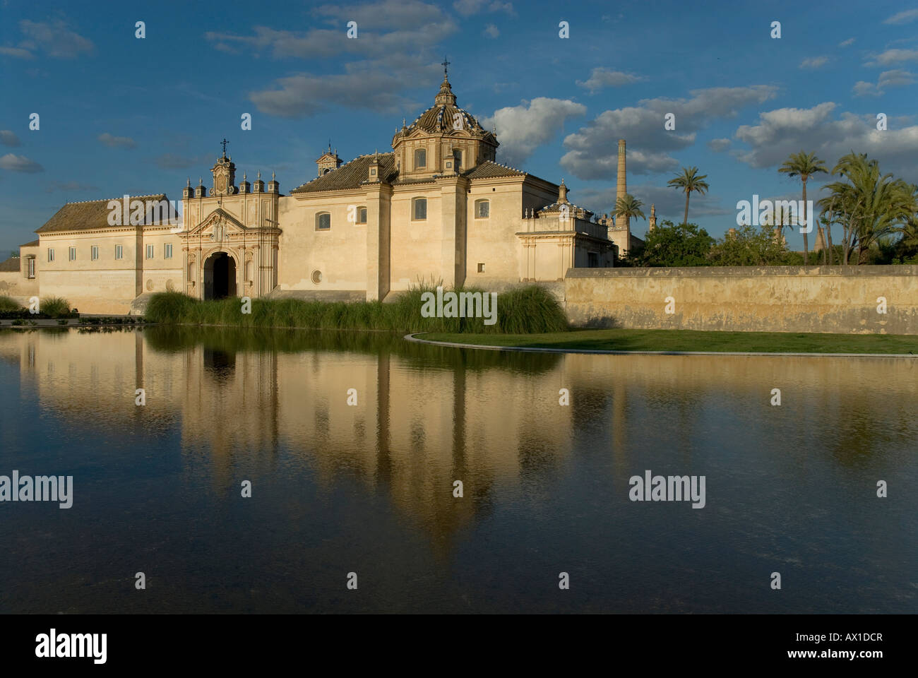 Außen, La Cartuja Kunstmuseum, Sevilla, Andalusien, Spanien, Europa Stockfoto