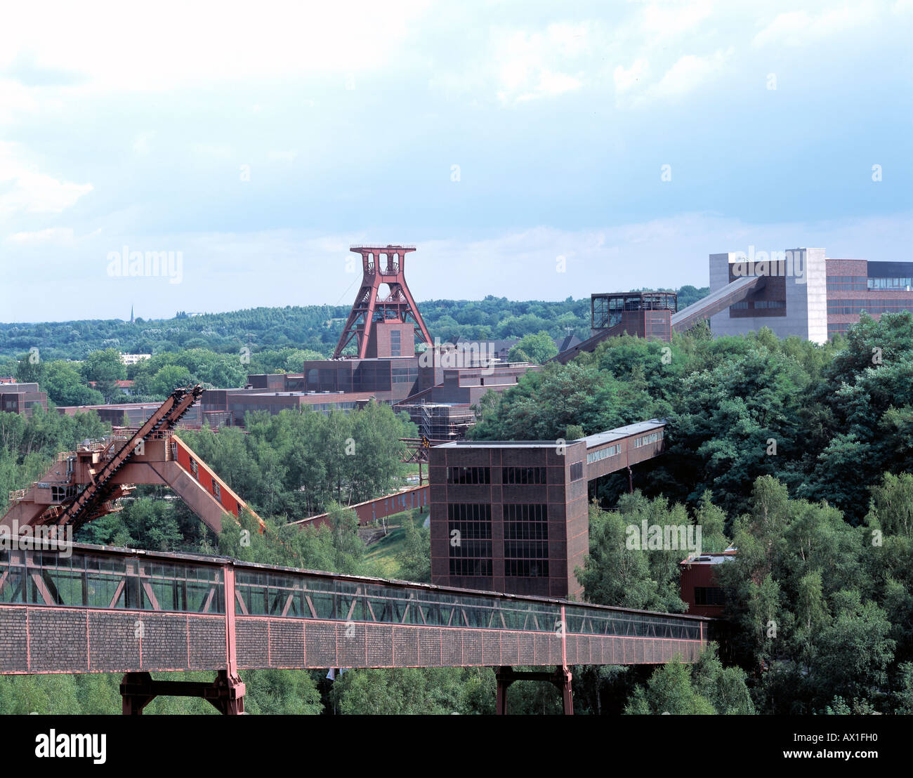 ZOLLVEREIN COAL MINE INDUSTRIEKOMPLEX, ESSEN, DEUTSCHLAND Stockfoto