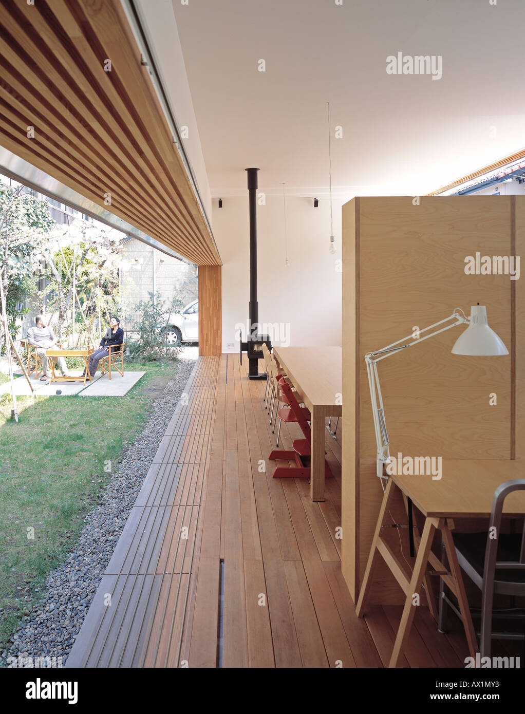 ENGAWA HAUS / HAUS VERANDA, TOKIO, JAPAN Stockfoto