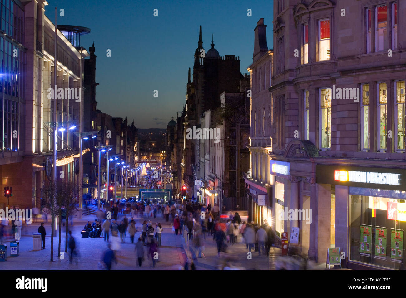 BUCHANAN STREET GLASGOW Stockfoto
