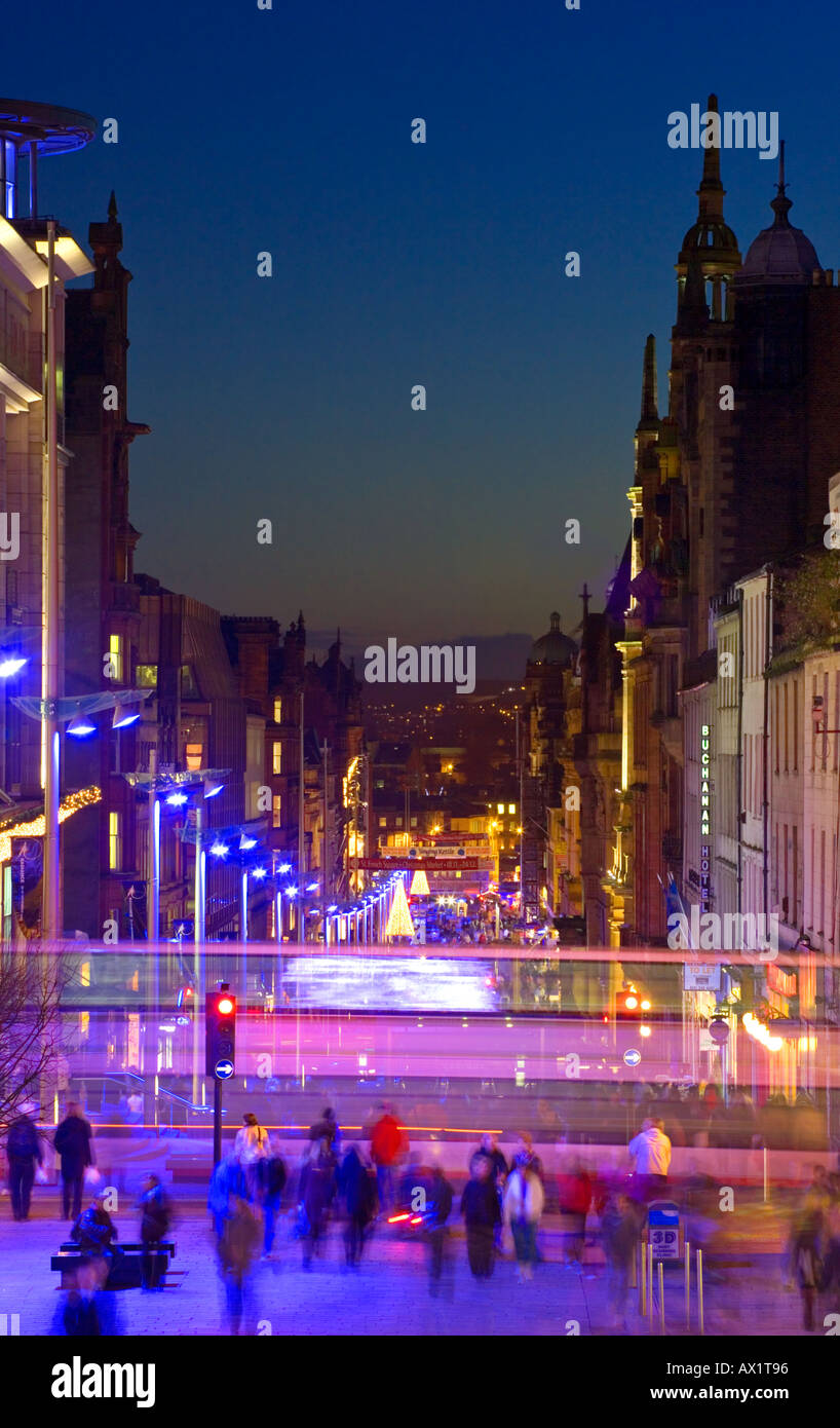 BUCHANAN STREET GLASGOW SCHOTTLAND IM DEZEMBER 2005 Stockfoto