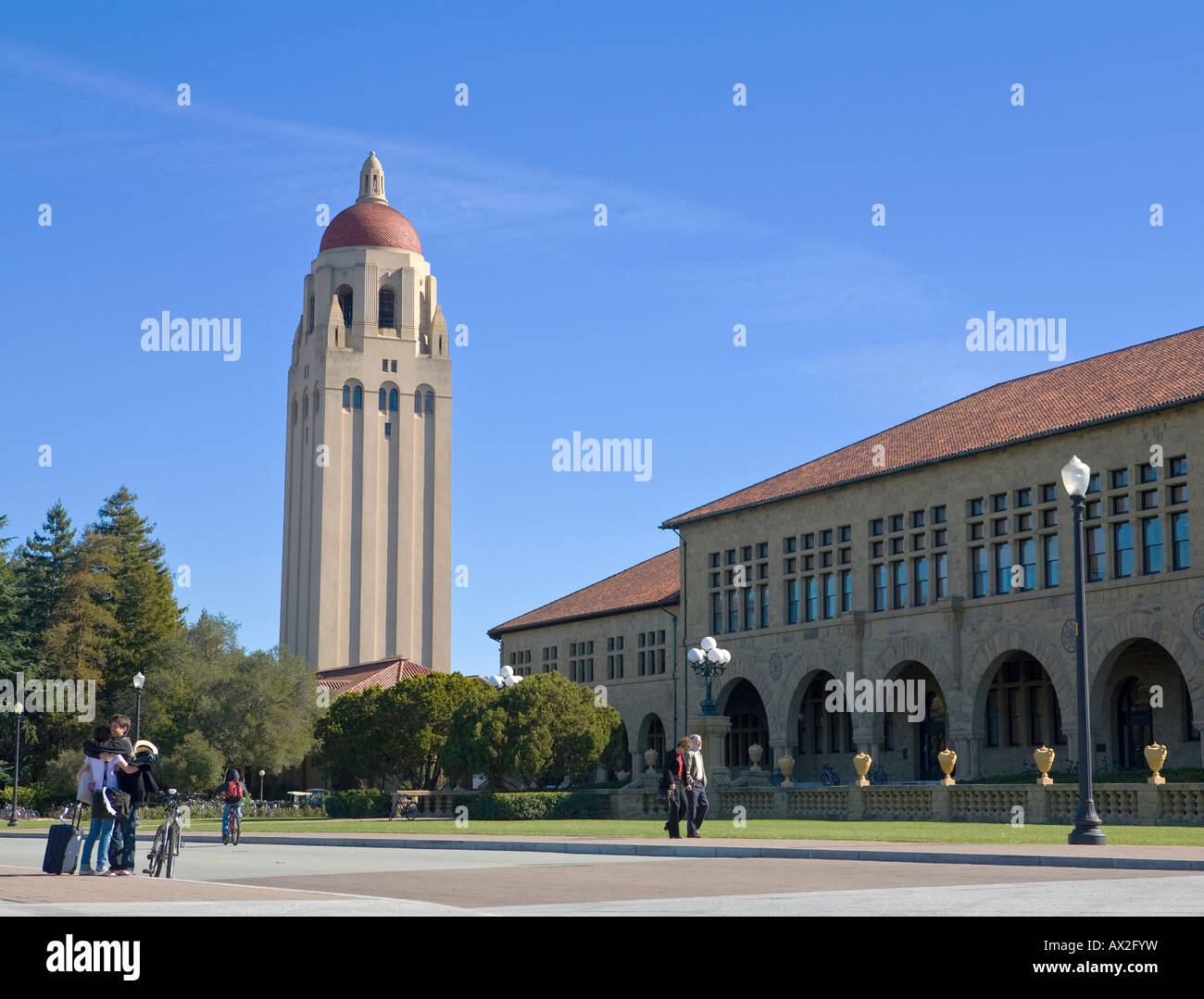 Der Campus der Stanford University in Palo Alto, Kalifornien, USA Stockfoto
