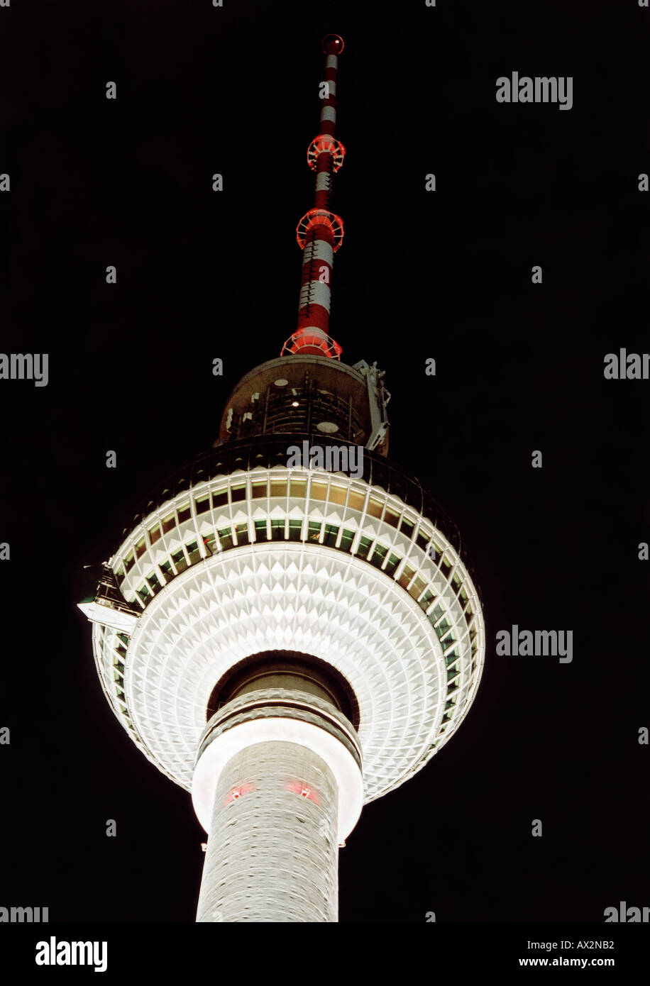 Fernsehturm Berlin Deutschland Stockfoto