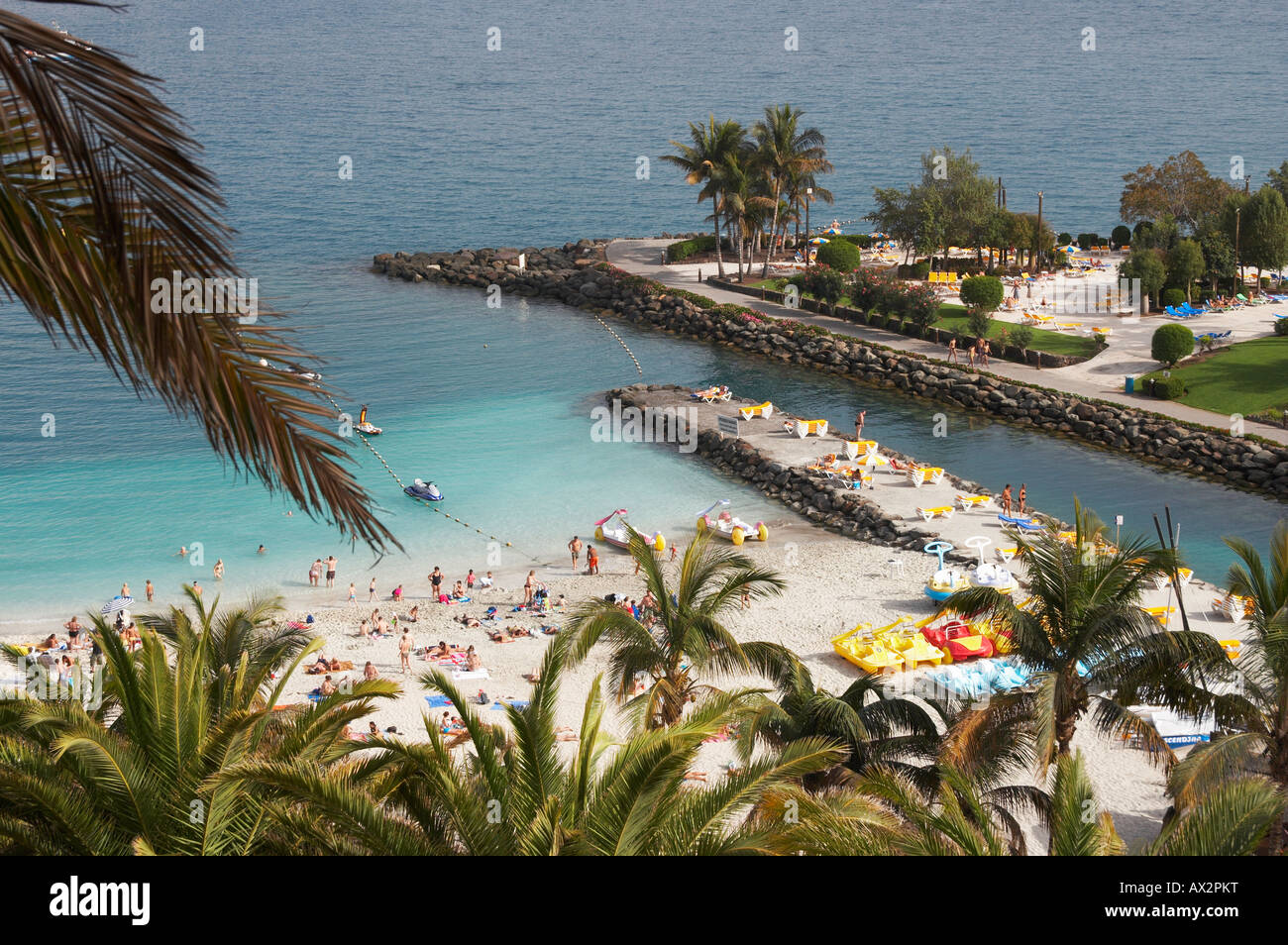 Anfi del Mar Resort auf Gran Canaria auf den Kanarischen Inseln. Stockfoto