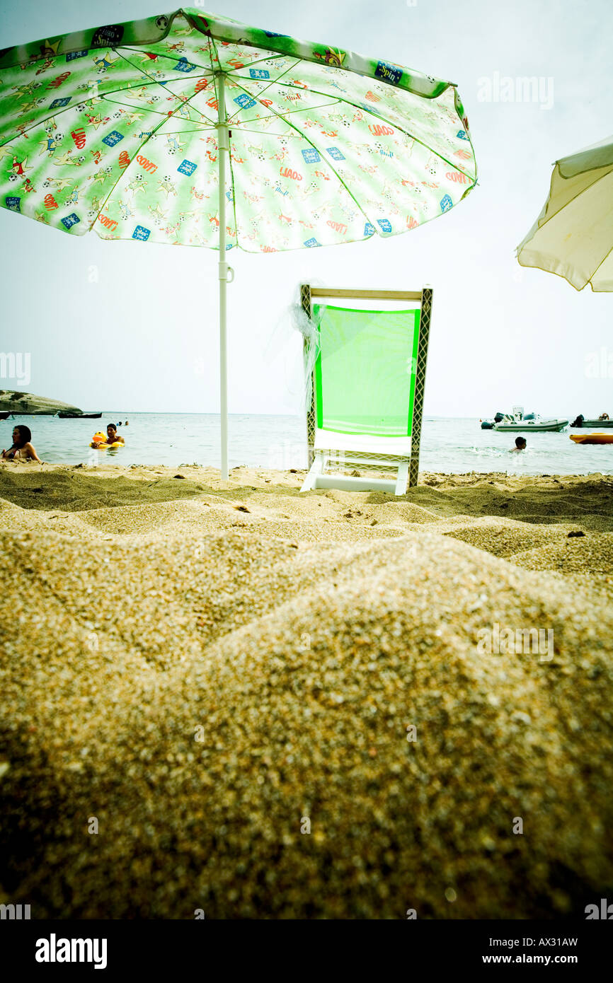 am Strand von Sardinien Stockfoto