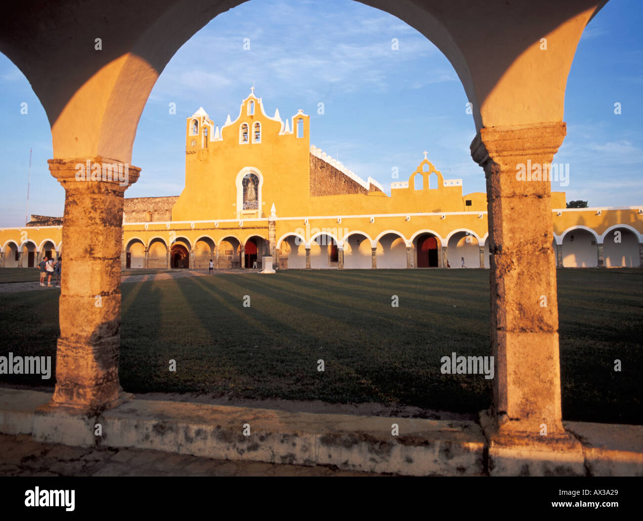 Mexiko Izamal Franziskaner Kloster Stockfoto