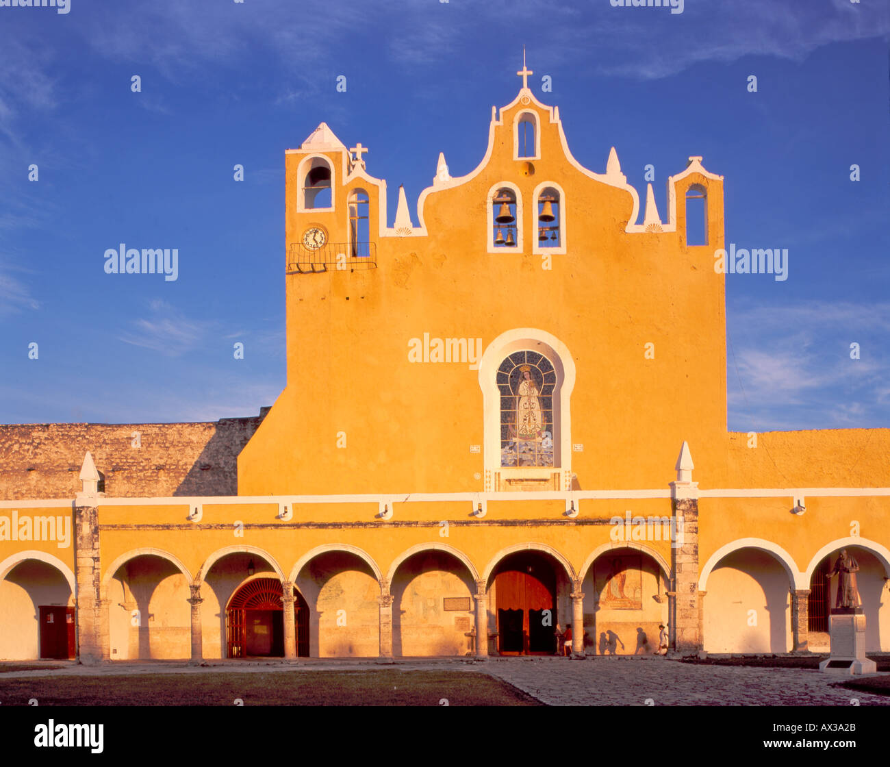 Mexiko Izamal Franziskaner Kloster Stockfoto