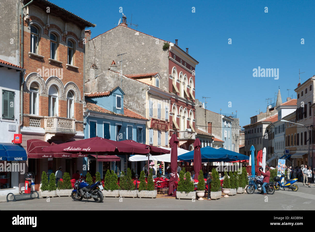 Altstadt, Porec, Istrien, Kroatien Stockfoto