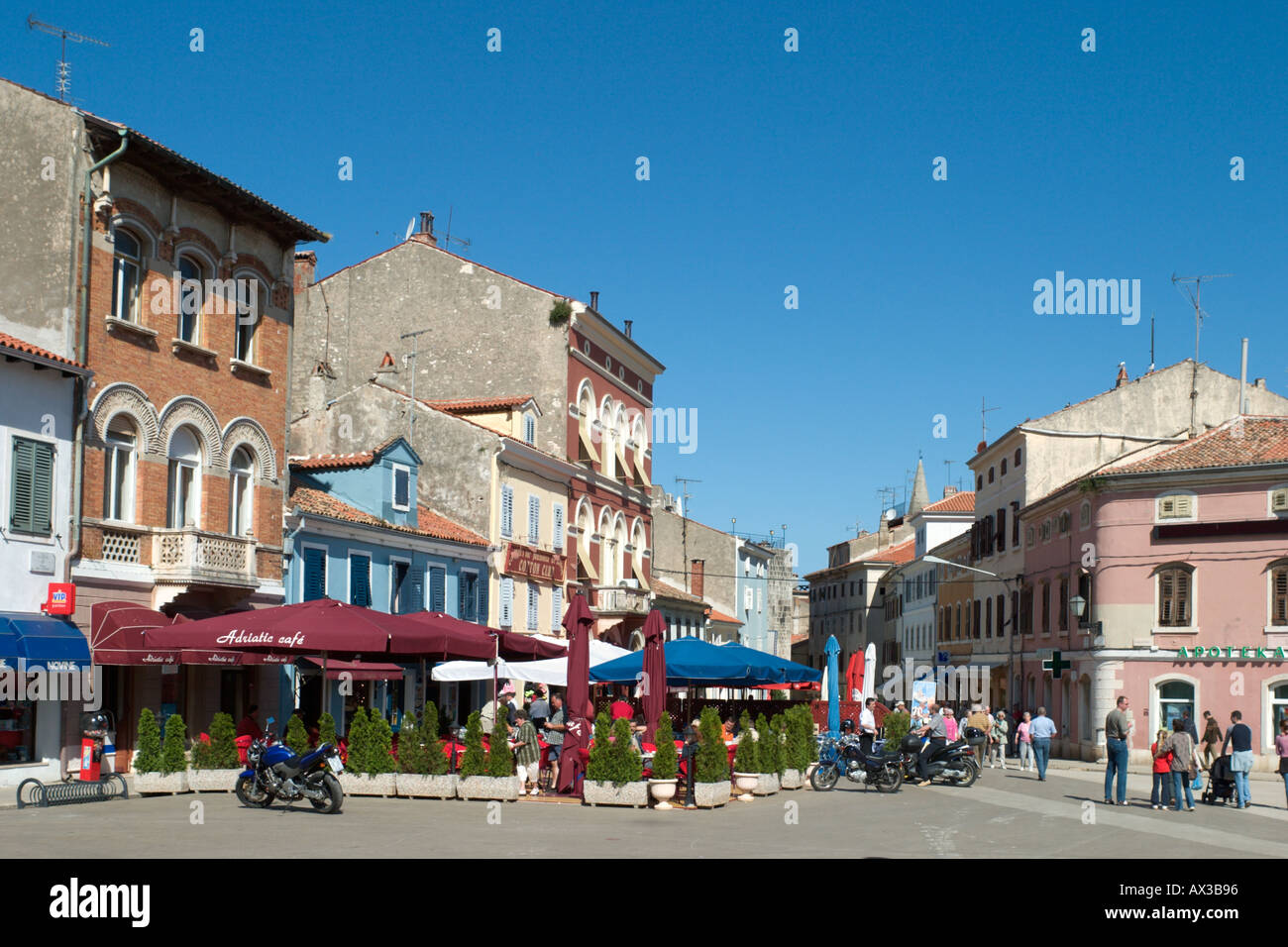 Altstadt, Porec, Istrien, Kroatien Stockfoto Altstadt, Porec, Istrien, Kroatien Stockfoto