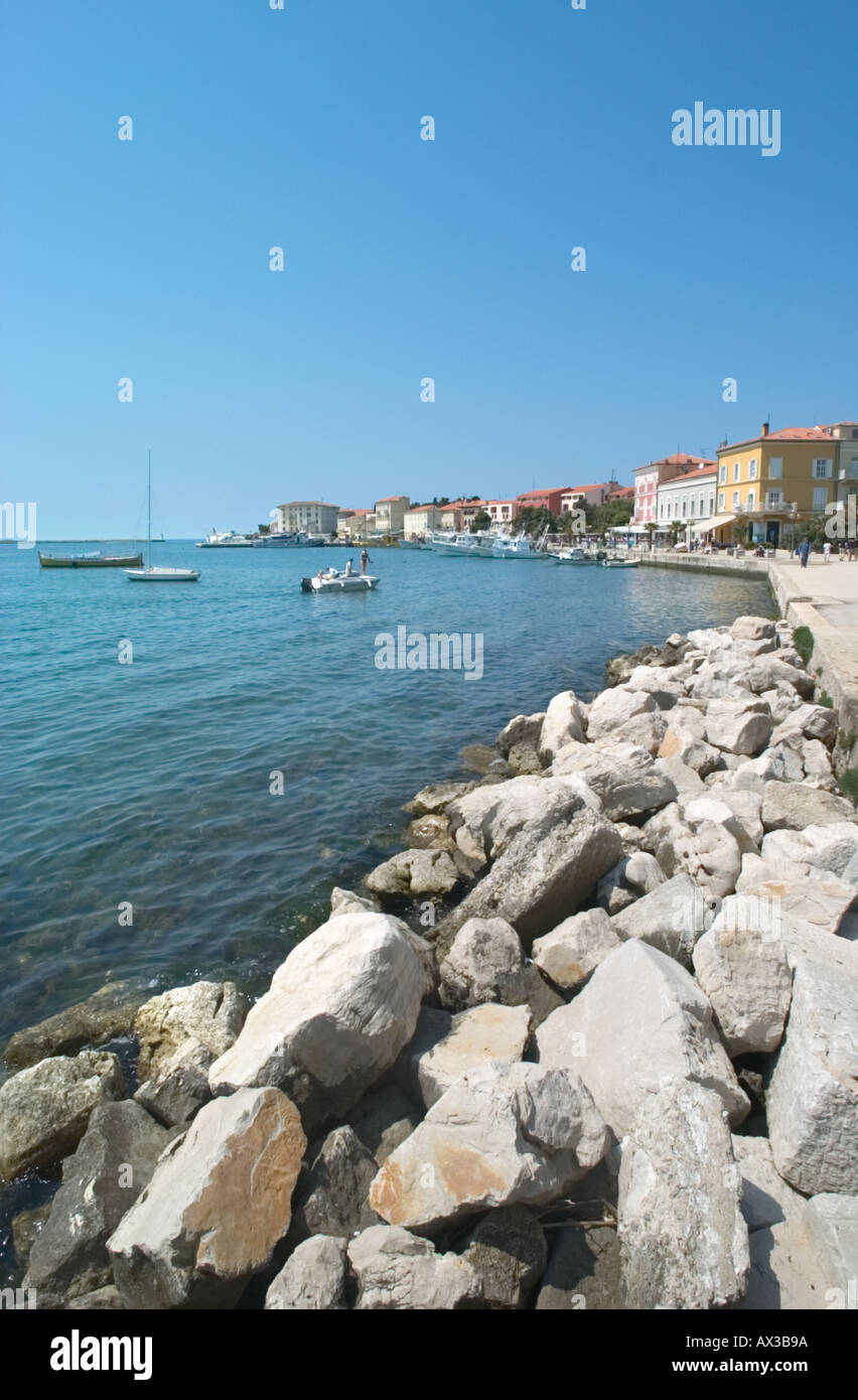 Hafen in Porec, Istrien, Kroatien Stockfoto