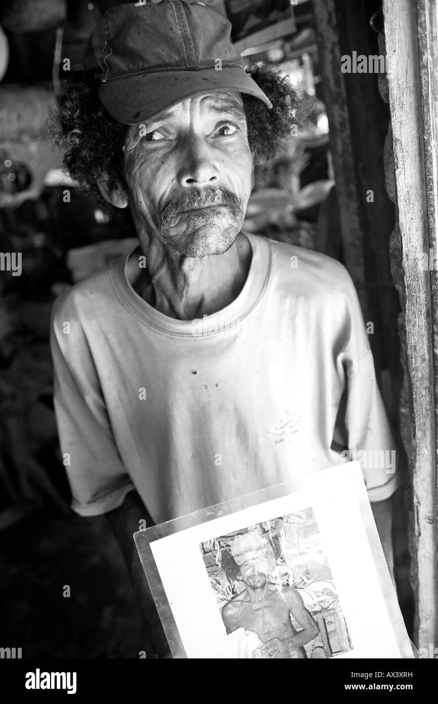 Brasilien, Bahia, Boipeba Insel. Der Shop von der Insel Knochensammler, die Küste für die Besetzung bleibt sucht. Stockfoto