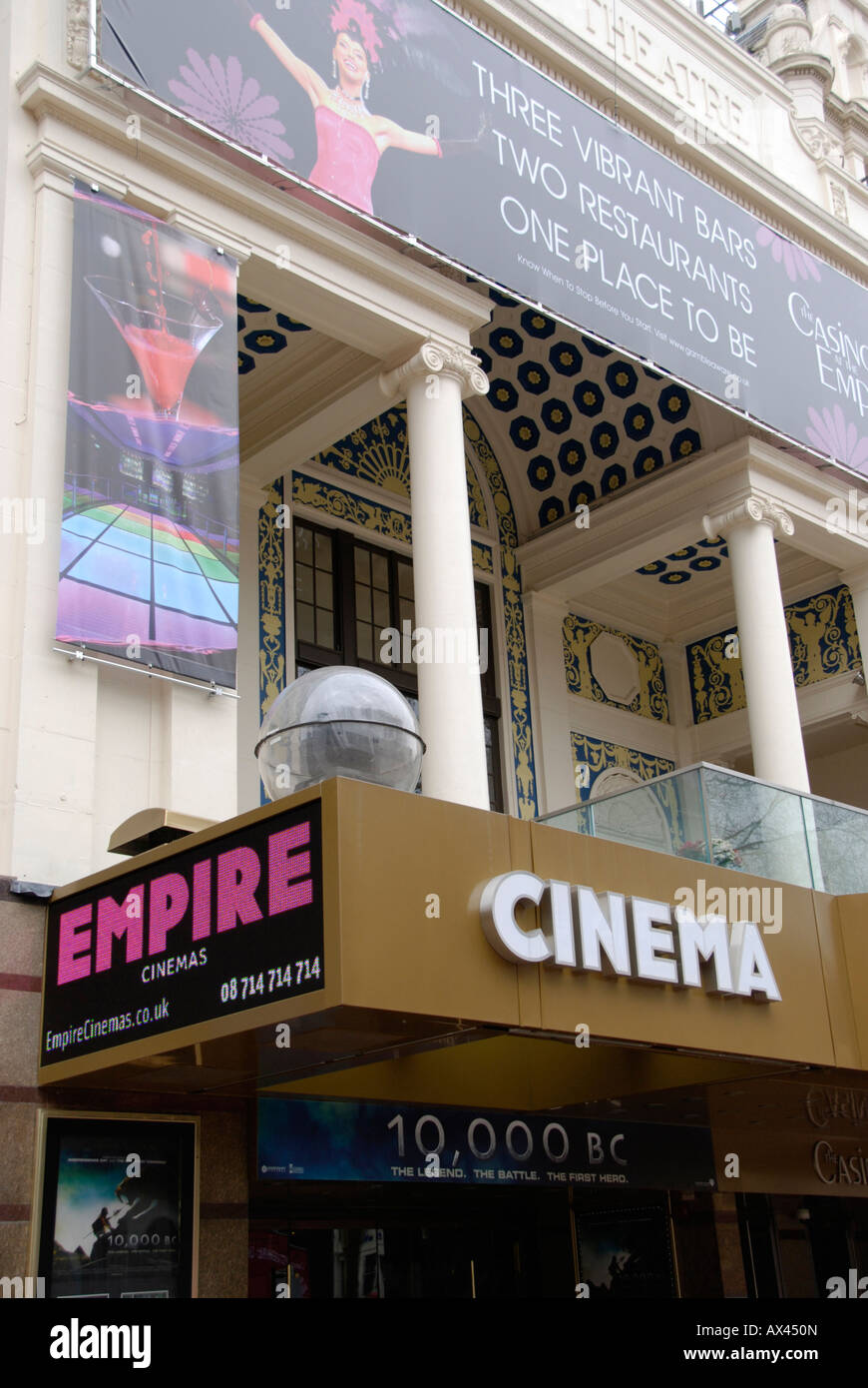 Empire Cinema Leicester Square in London Stockfoto
