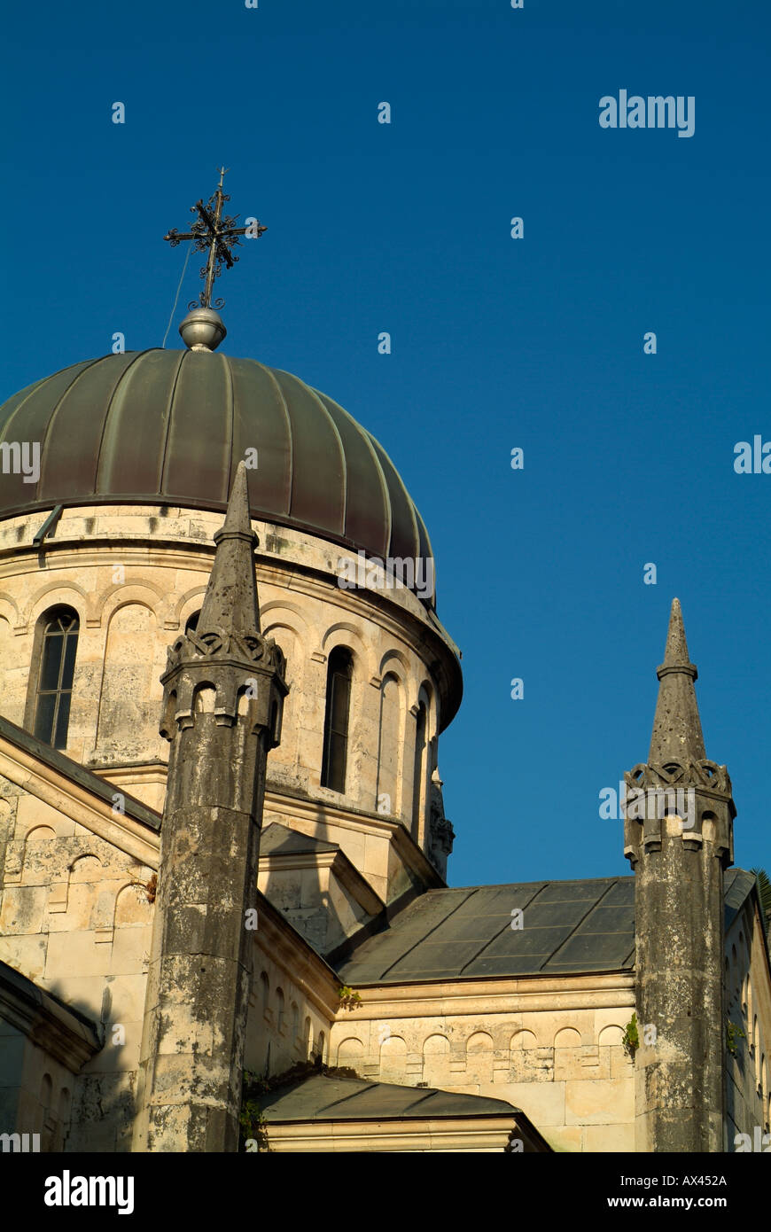 Orthodoxe Kirche von St. Mihael Arhandel, Herceg Novi, Montenegro. Stockfoto