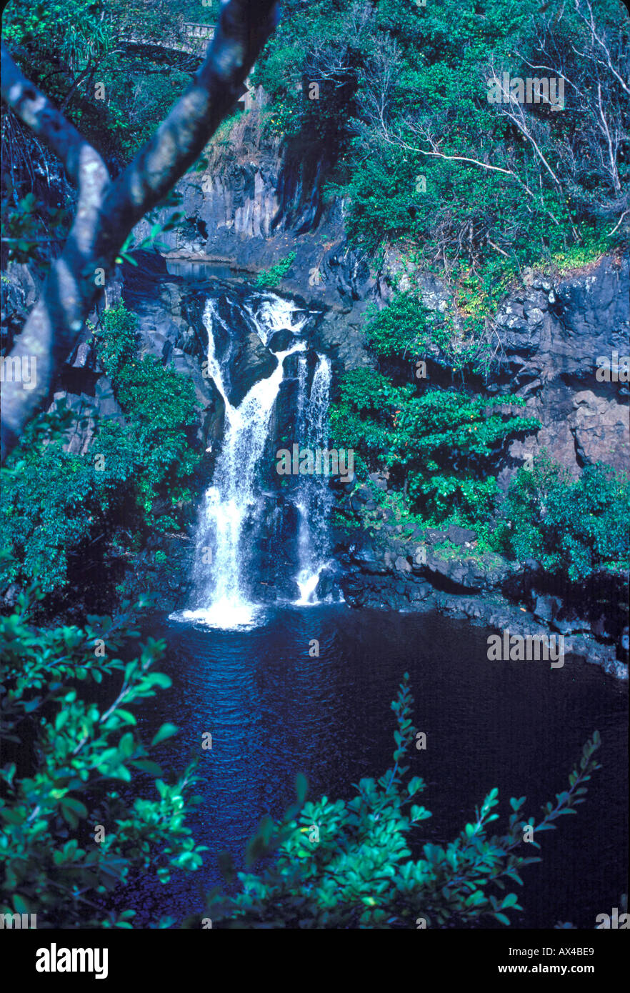 sieben heilige Becken von maui Stockfoto