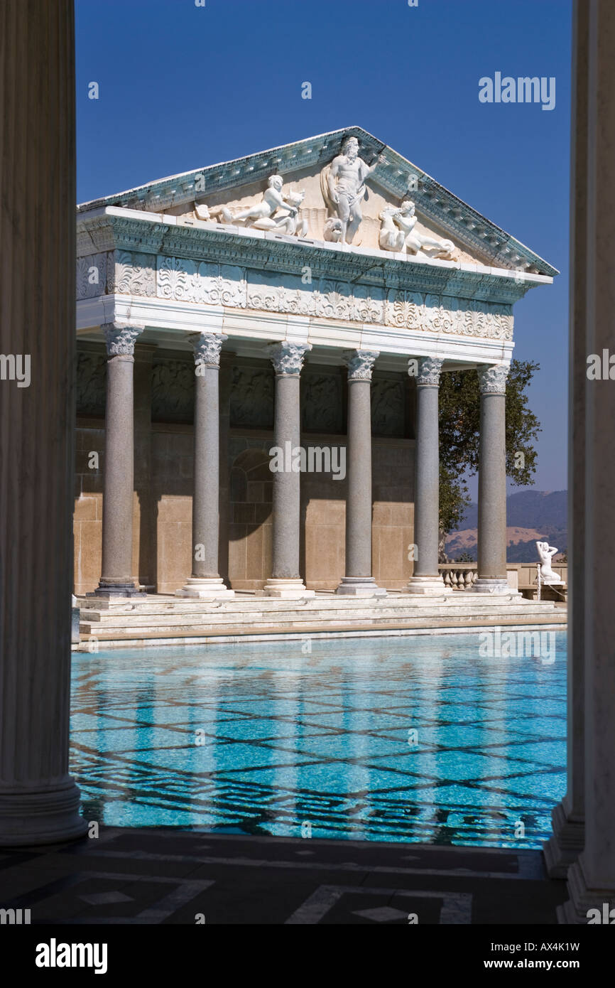 Neptun Pool Hearst Castle Stockfoto