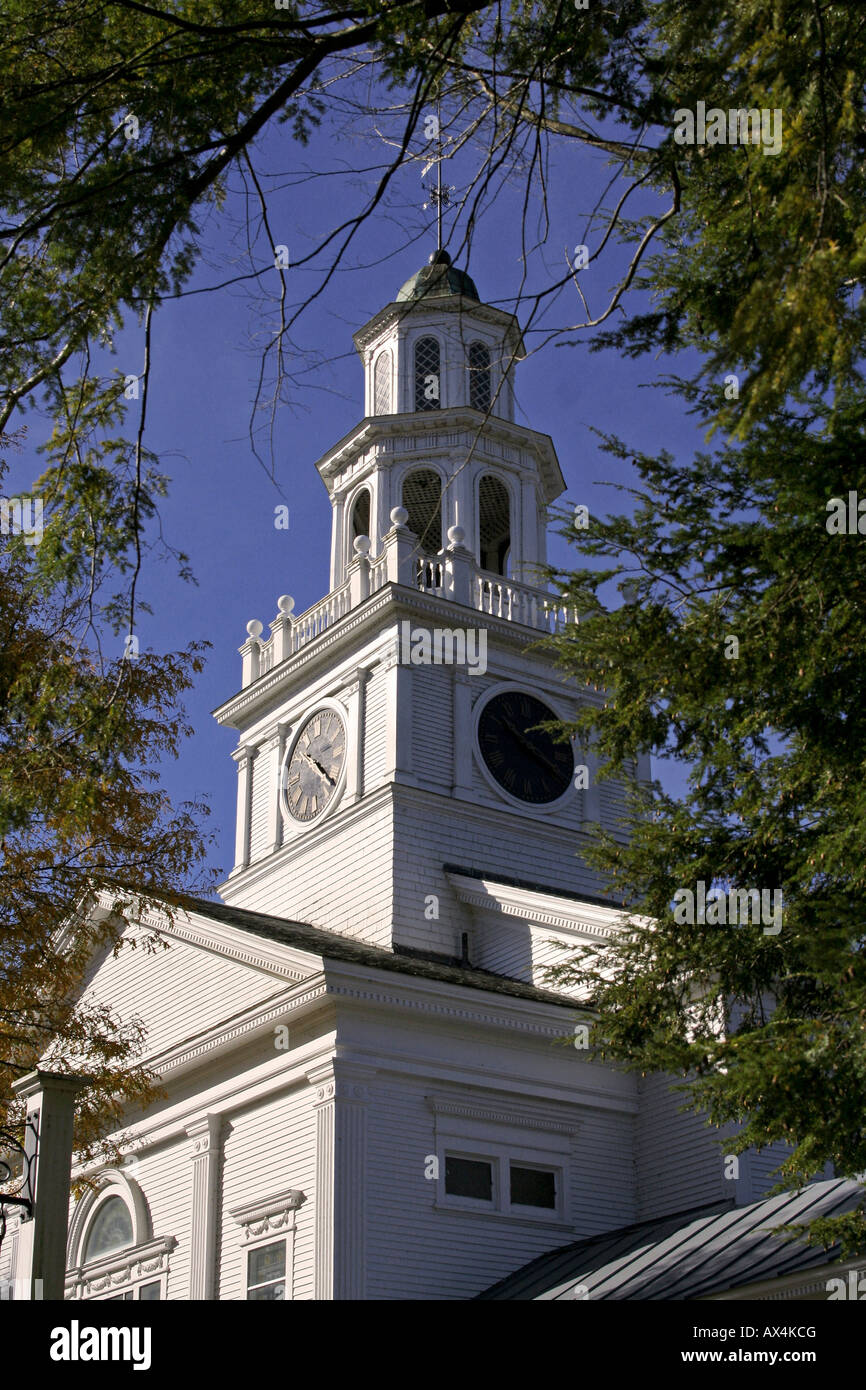 Neu England Kirche, Lesung, Vermont Stockfoto