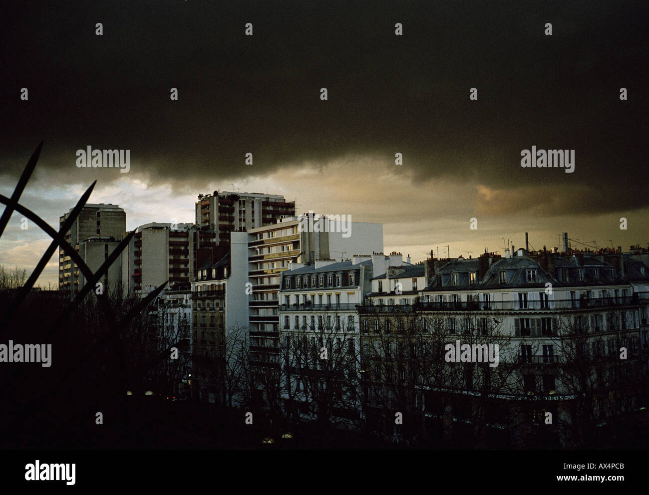 Skyline der Stadt Paris Frankreich Stockfoto