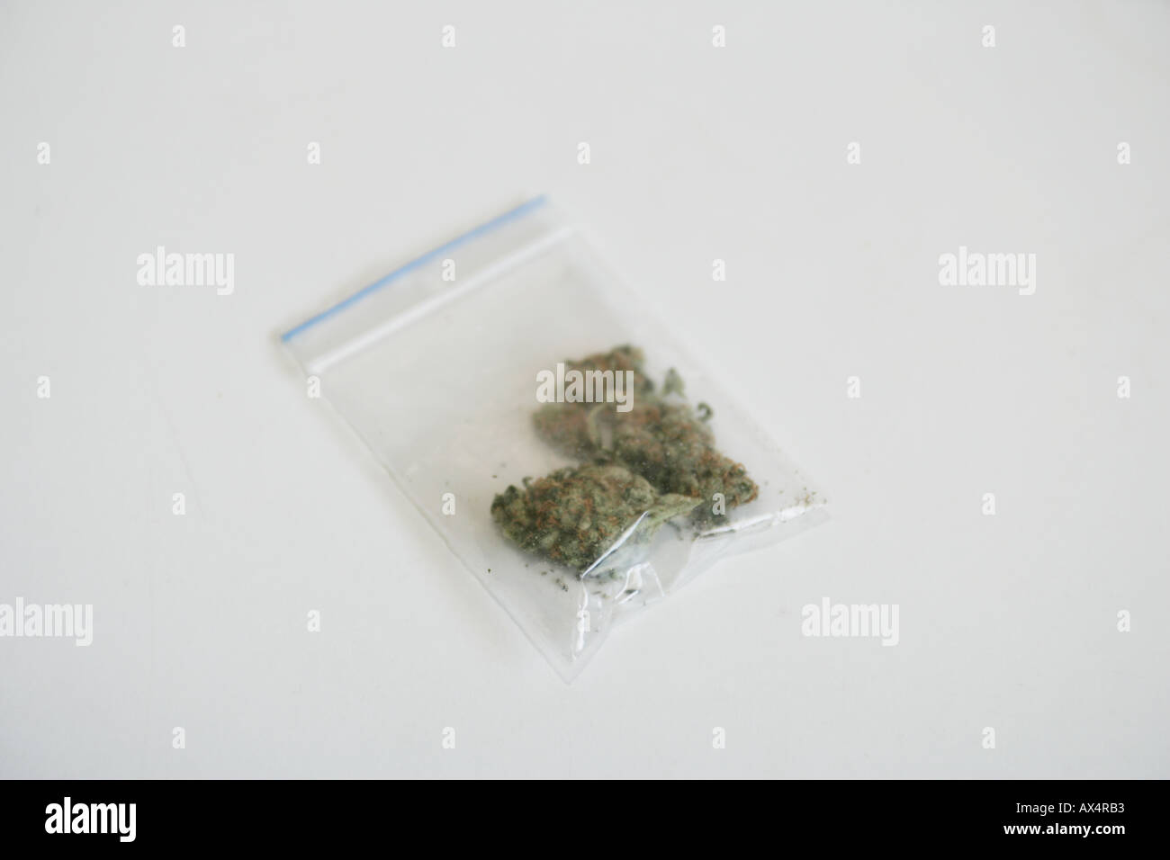 Tasche von Marihuana Stockfoto