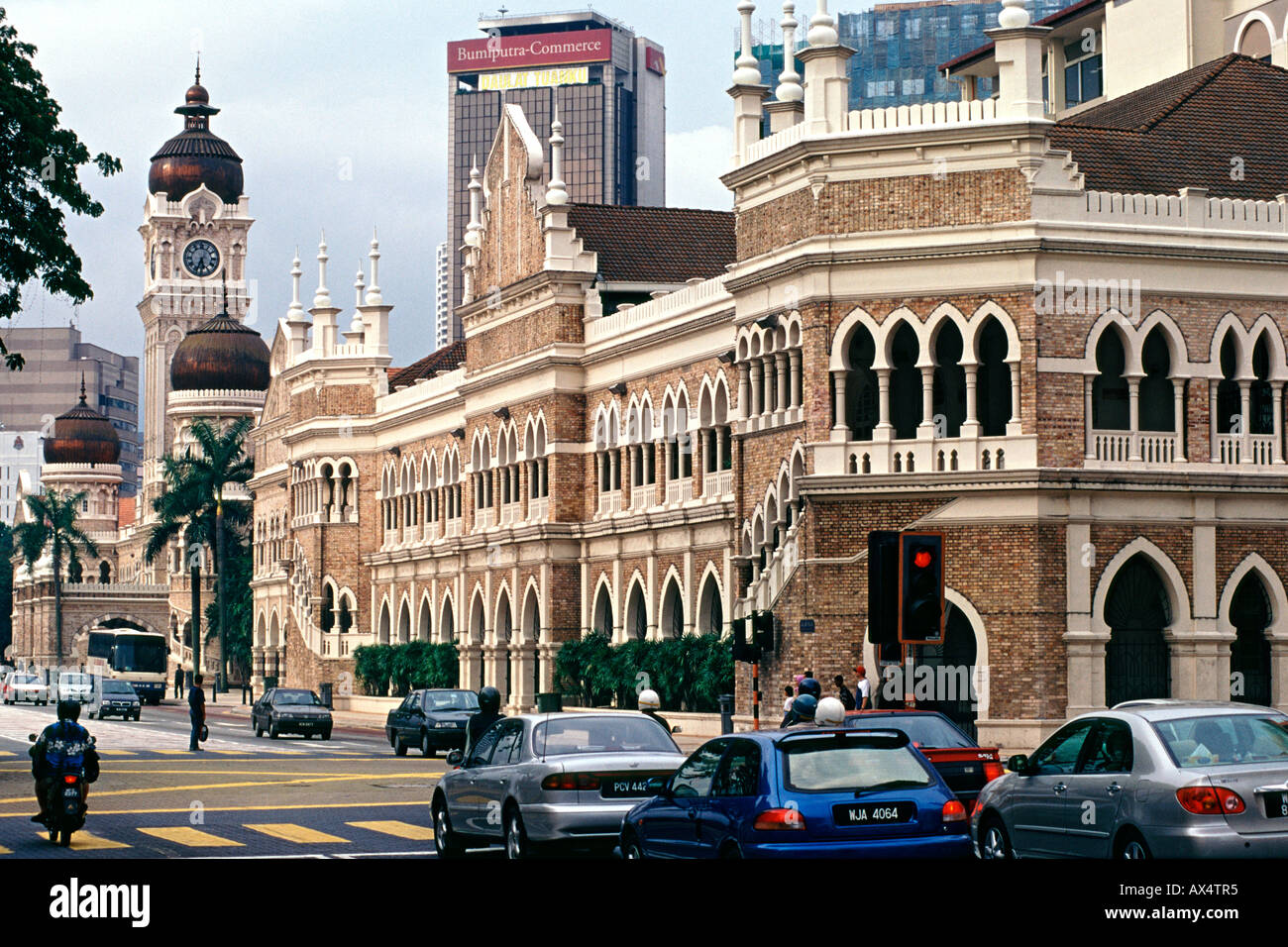 Das Sultan Abdul Samad Gebäude am Merdeka Square in Kuala Lumpur. Malaysia heute befindet sich der oberste Gerichtshof von Malaysia. Stockfoto