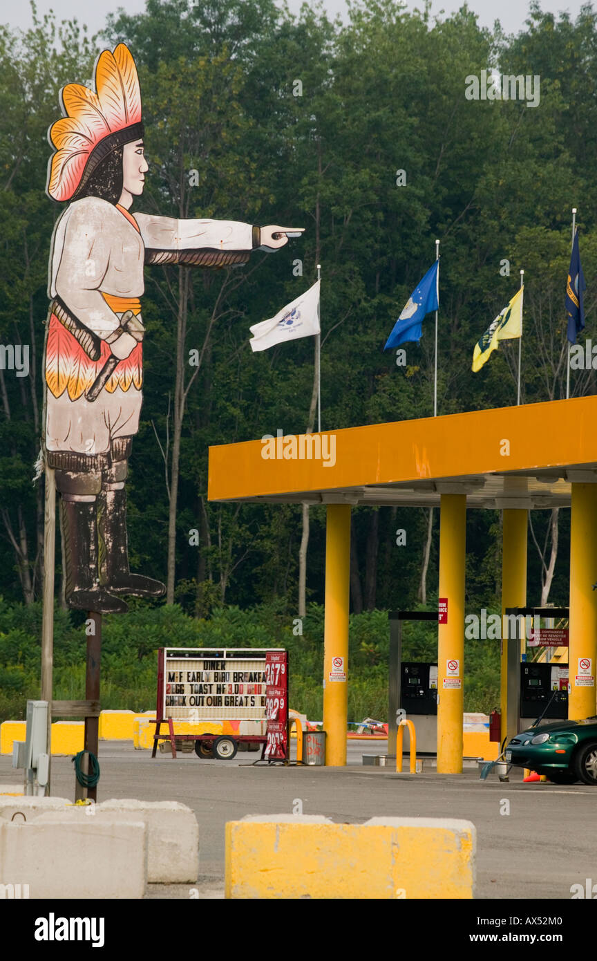 Tax free Zigaretten auf Seneca Reservierung Evangola New York Route 20 große Western Turnpike Erie County Stockfoto