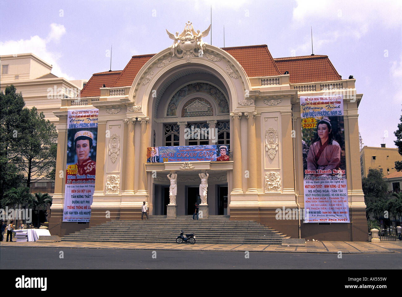 Opernhaus der Stadt, Ho-Chi-Minh-Stadt, Vietnam Stockfoto