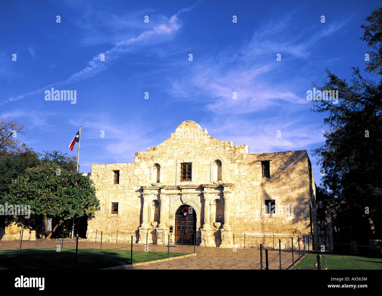 Der Alamo San Antonio Texas USA Stockfoto