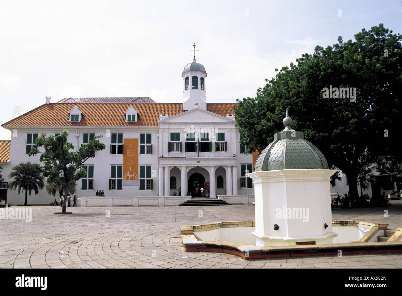 Jakarta-Indonesien Jakarta Geschichte Museum Fatahillah Square Stockfoto