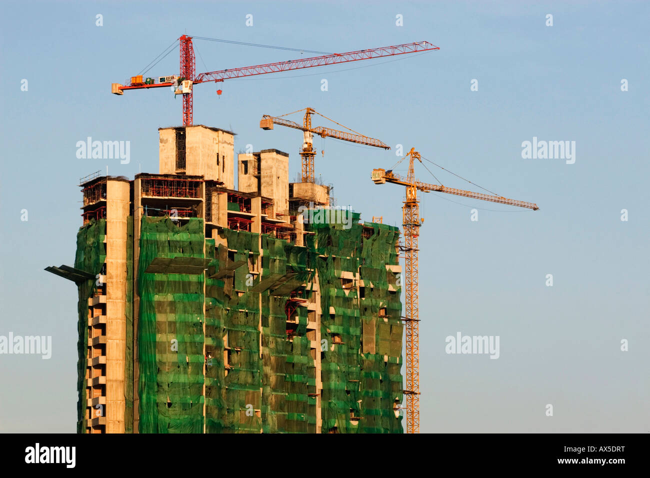 Bauboom in Bangkok, Thailand Stockfoto