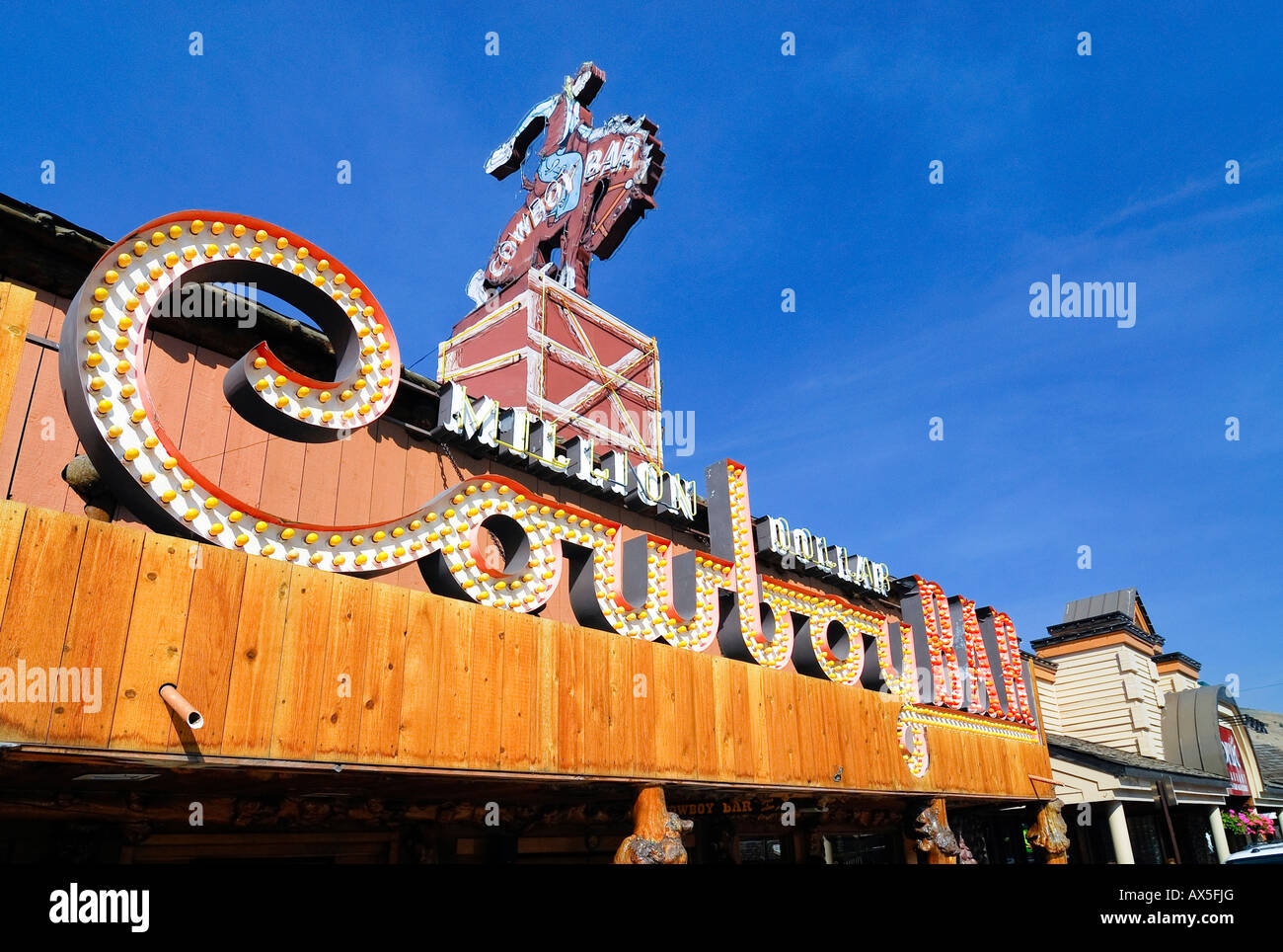 Cowboy Saloon, Jackson, Wyoming, USA, Nordamerika Stockfoto