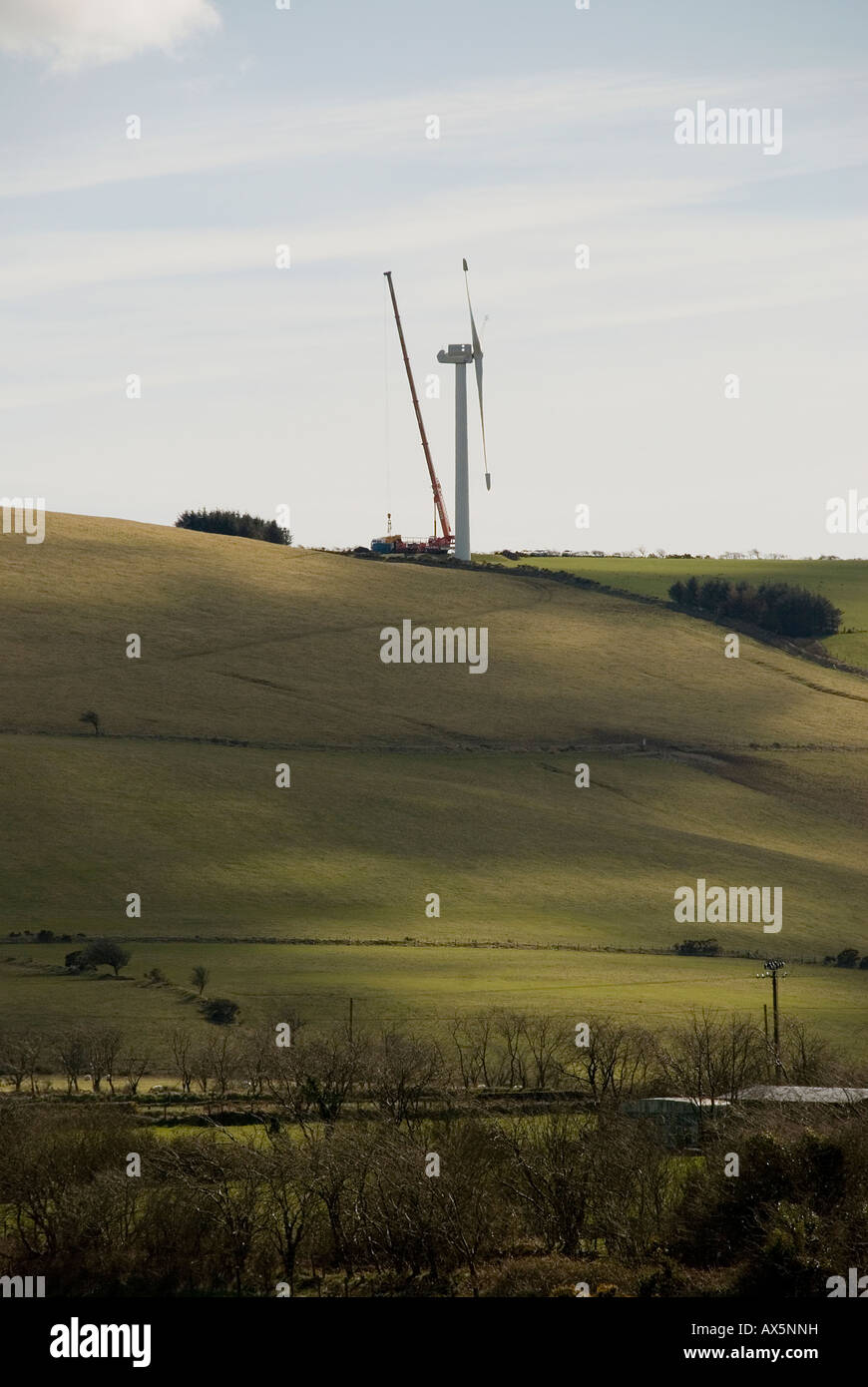 Windpark Reparaturen 2, Capel Iwan, Carmarthenshire Stockfoto