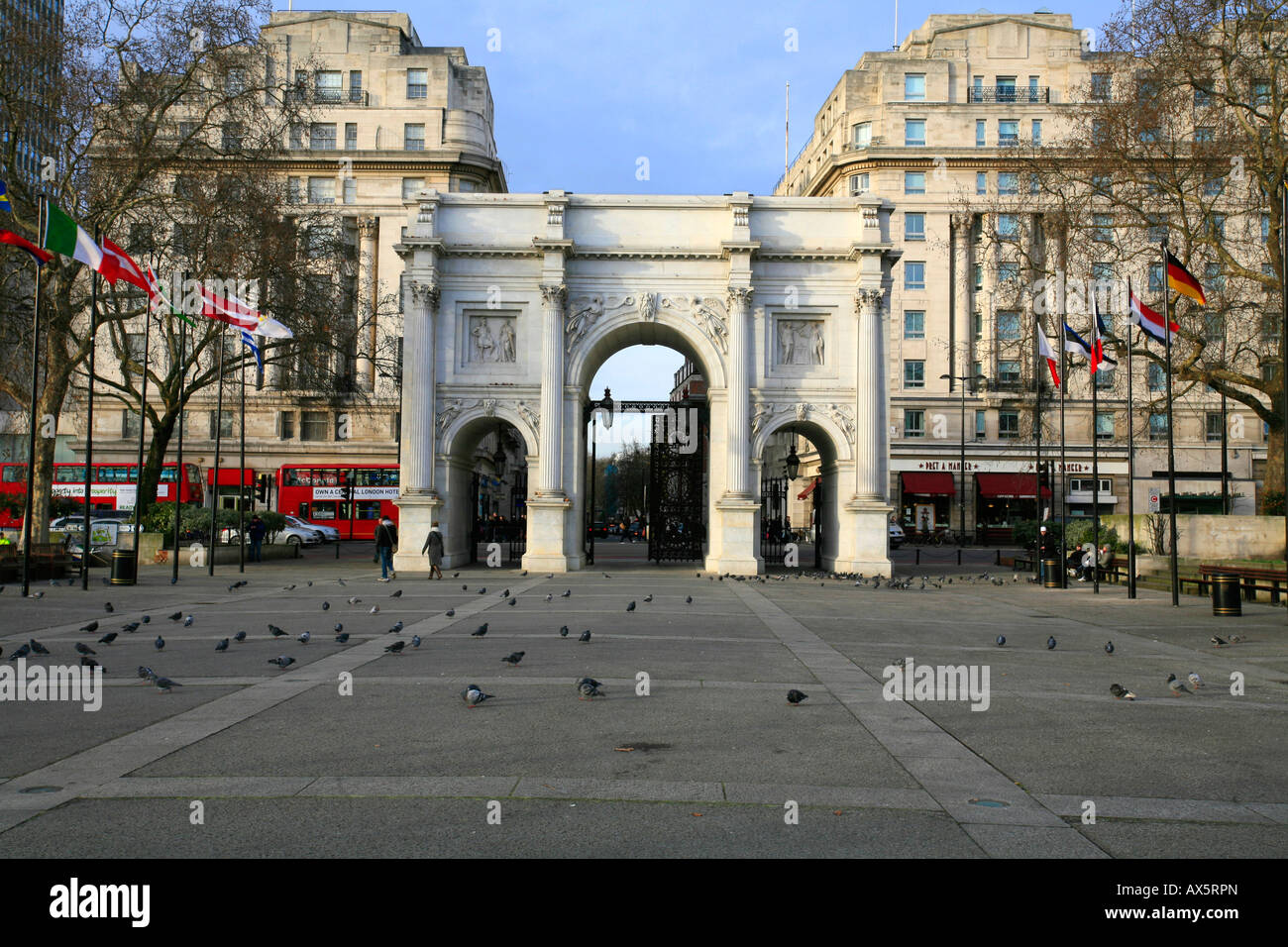 Marble Arch, London, England, Vereinigtes Königreich, Europa Stockfoto