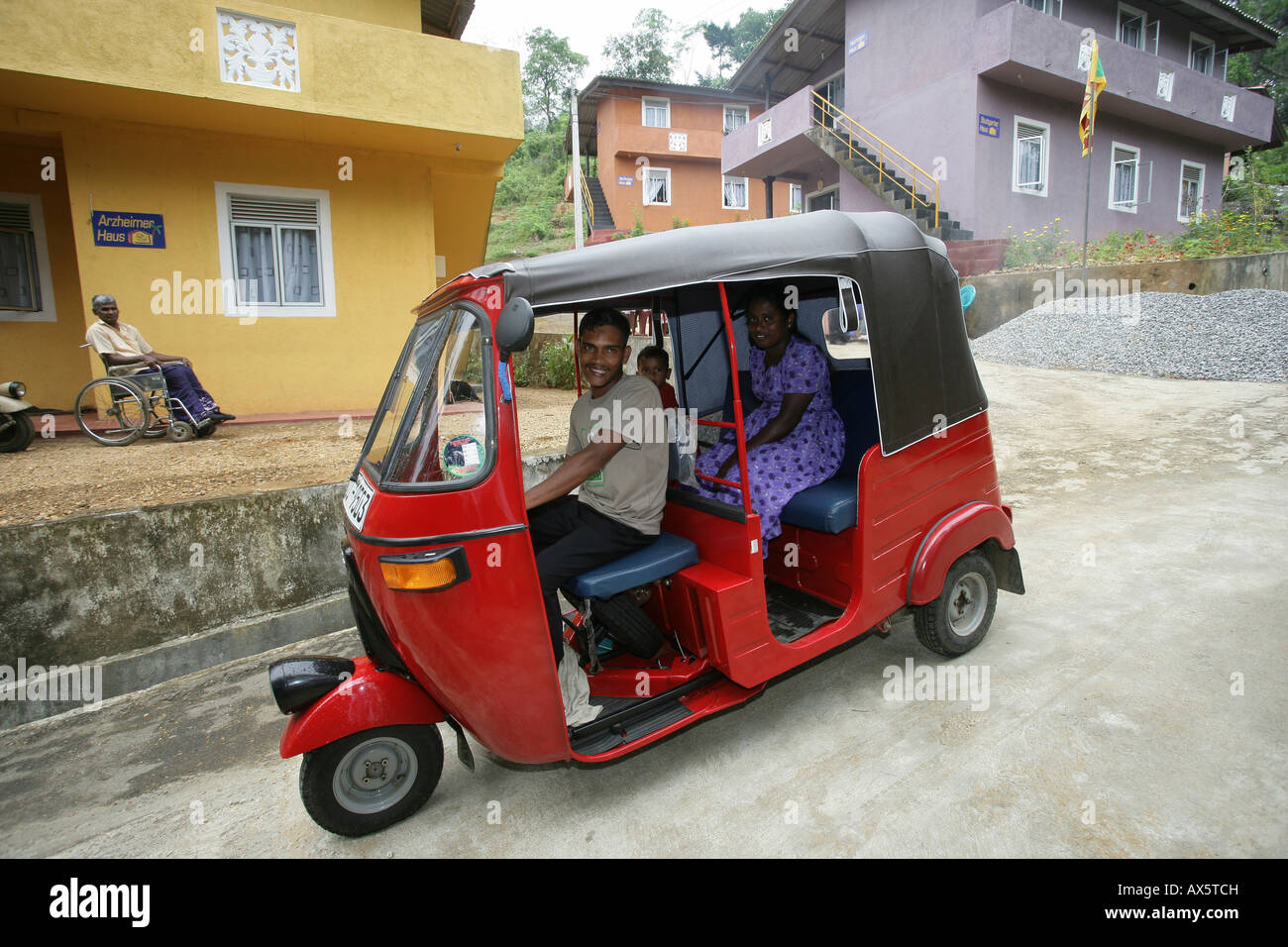 Tuk-Tuk, Godagama, Sri Lanka, Südasien Stockfoto