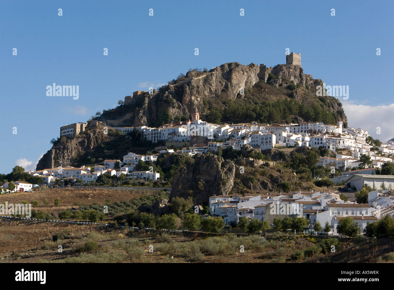 Zahara De La Sierra, Andalusien, Spanien, Europa Stockfoto