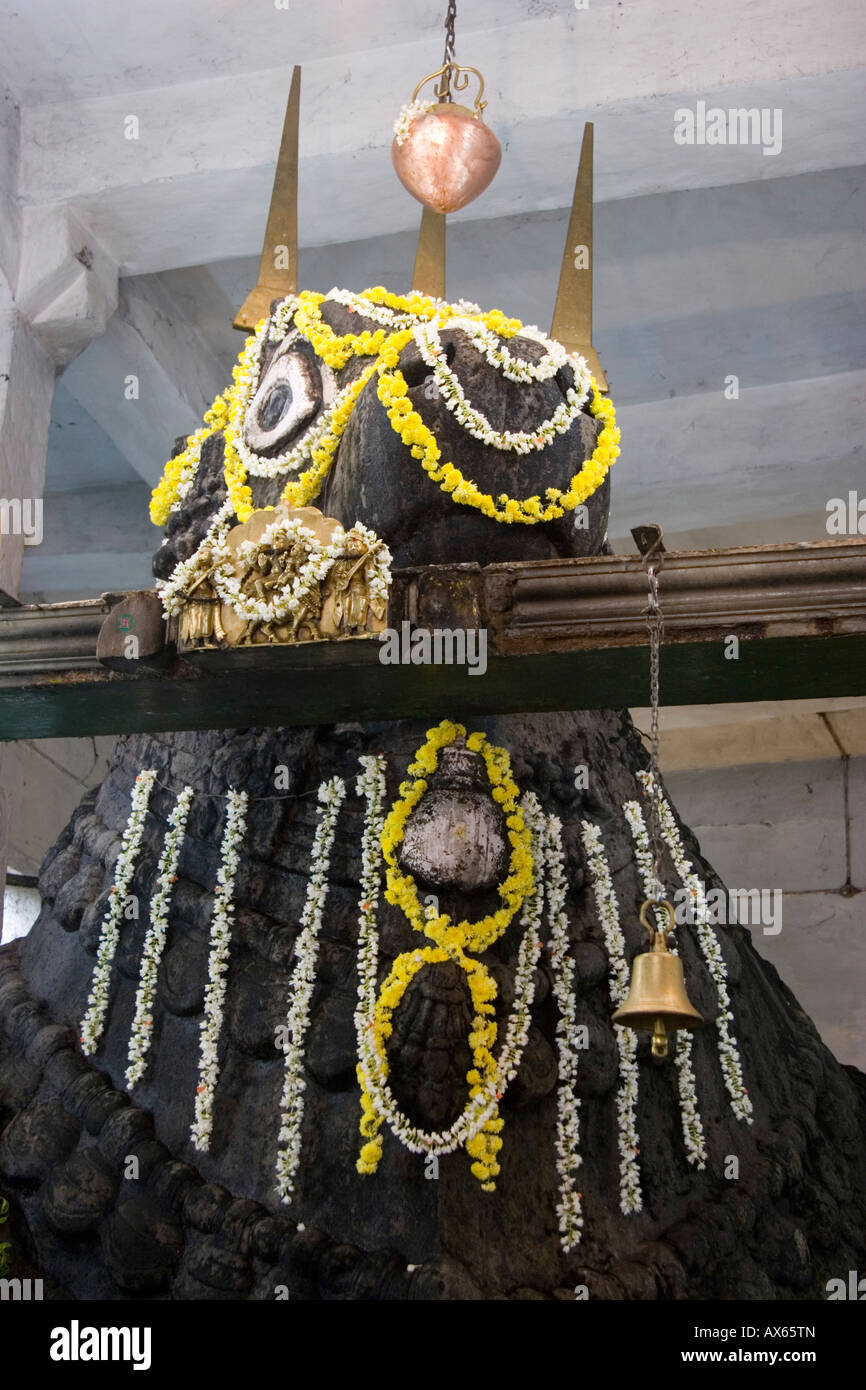 Die Bull Tempel von Nandi der Heilige Stier in Bangalore Indien Stockfoto