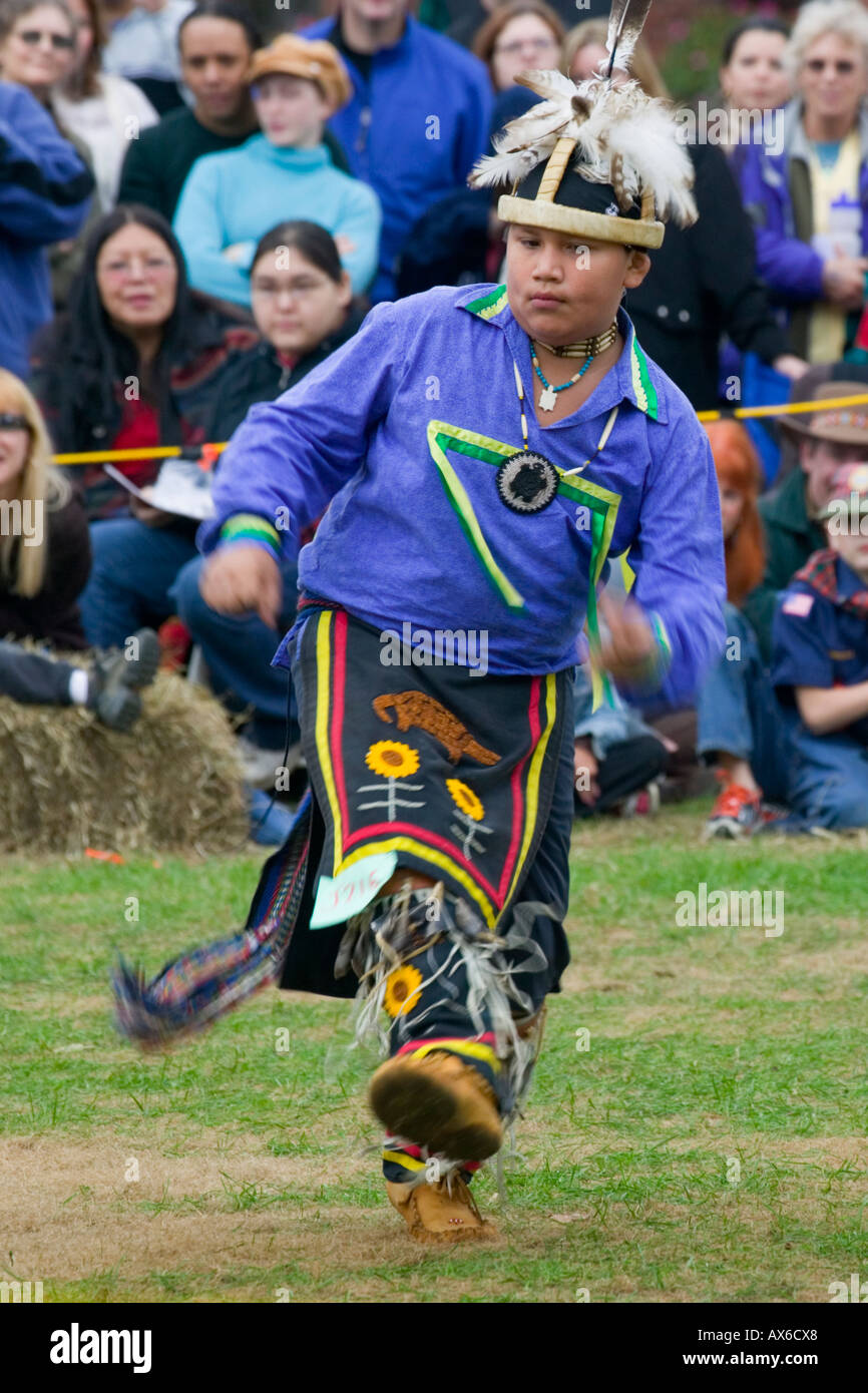 Native American Festival Rauch Tanz Wettbewerb Saratoga Springs, New York Stockfoto