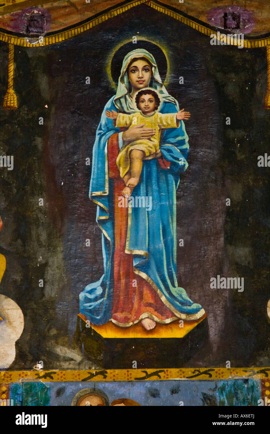 Cheriapally oder orthodoxe Kirche St. Maria in Kottayam, Indien Stockfoto