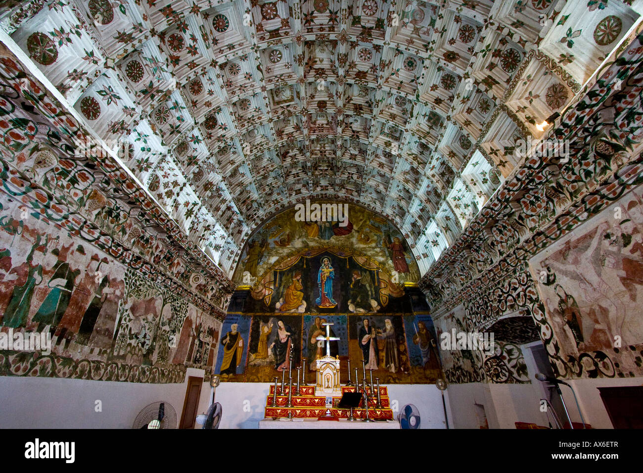 Cheriapally oder orthodoxe Kirche St. Maria in Kottayam, Indien Stockfoto