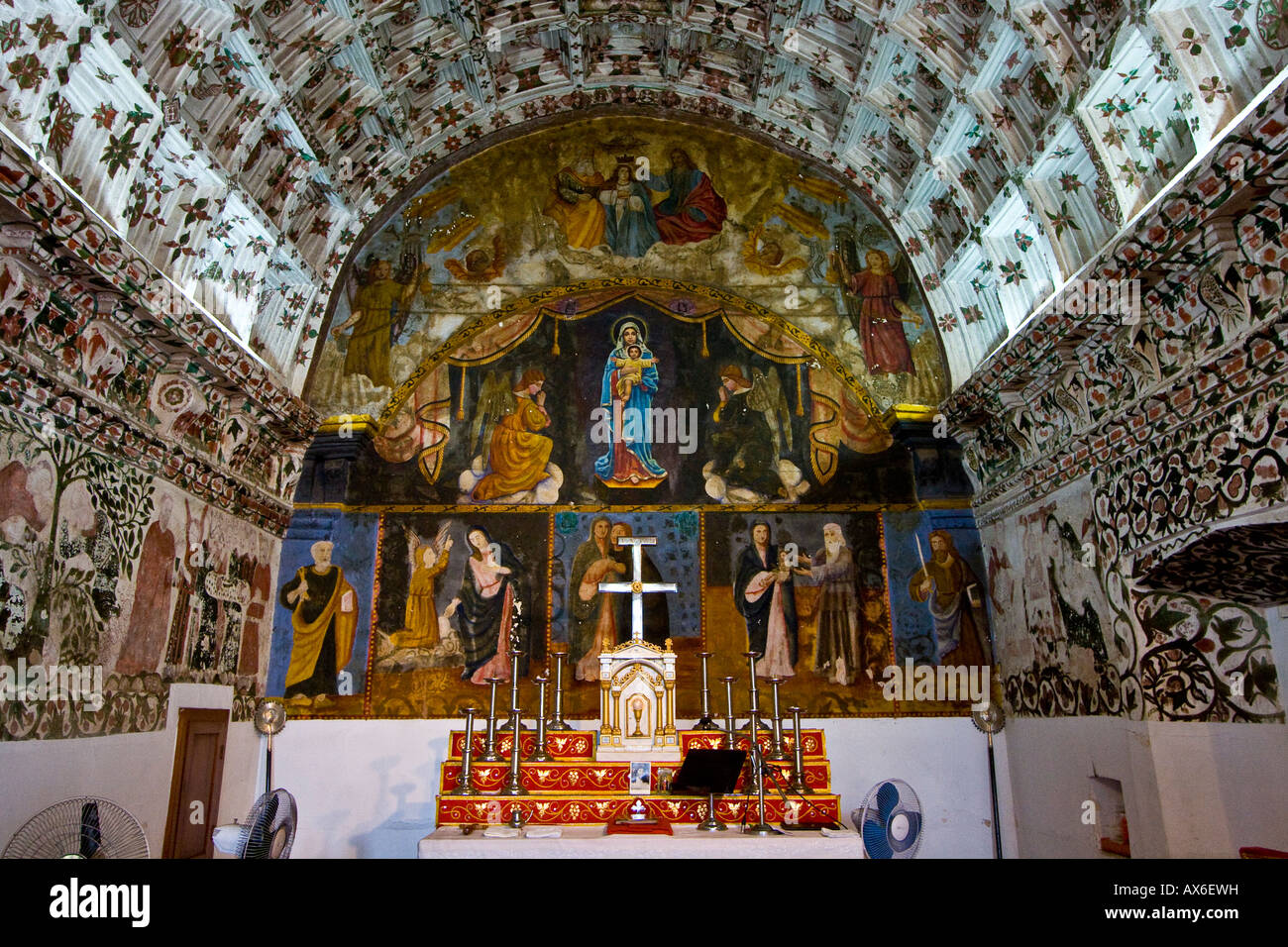 Cheriapally oder orthodoxe Kirche St. Maria in Kottayam, Indien Stockfoto
