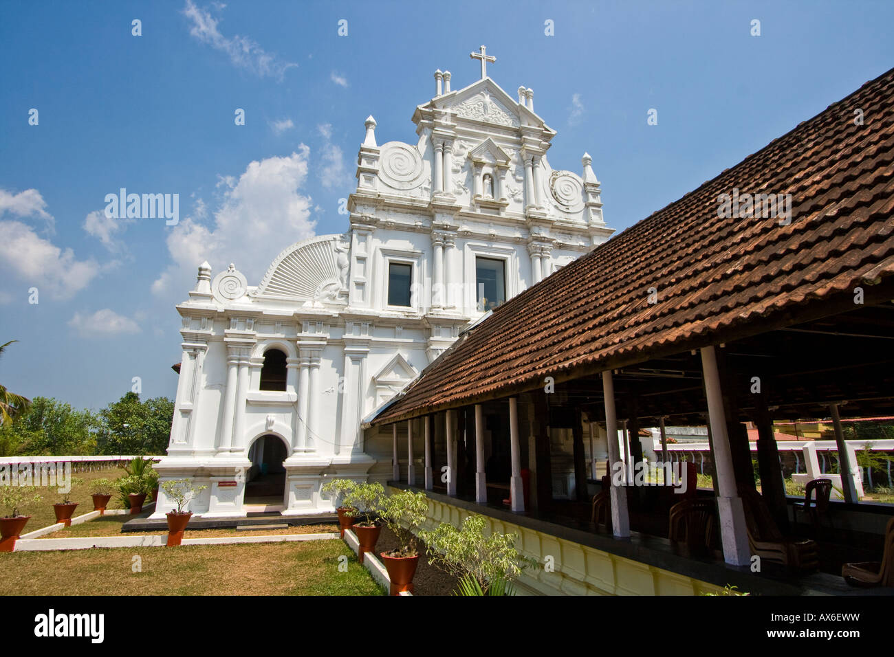 Cheriapally oder orthodoxe Kirche St. Maria in Kottayam, Indien Stockfoto