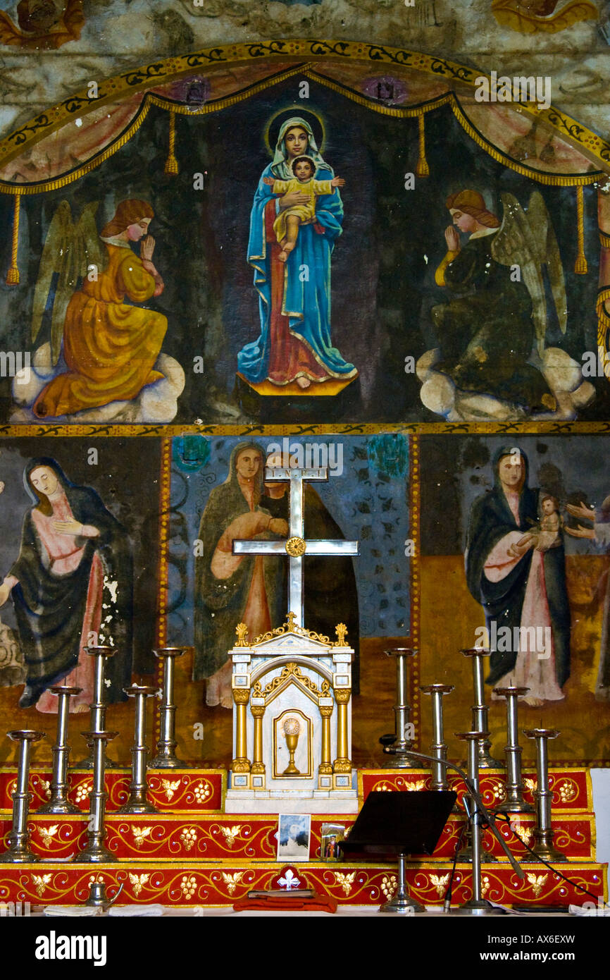 Cheriapally oder orthodoxe Kirche St. Maria in Kottayam, Indien Stockfoto