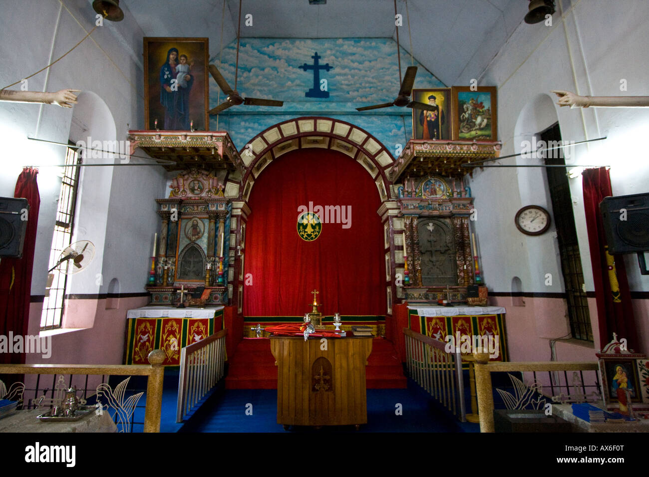 Valiapally syrische orthodoxe christliche Kirche in Kottayam, Indien Stockfoto